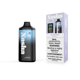 CHILLED NRG NASHA 25K DISPOSABLE VAPE: 25000 puffs, OLED screen displaying  battery and e-liquid indicator and Type-C Charging. BUY NOW AT MV